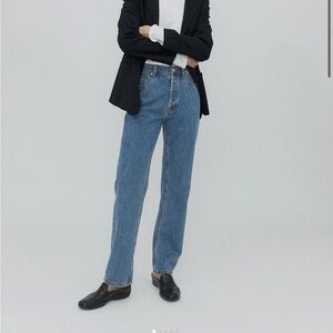 Still Here Nyc Childhood Jeans in Classic Blue. Size 29